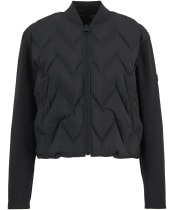 Women's Barbour International Prism Quilted Sweat - Black