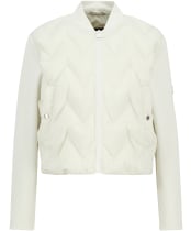 Women's Barbour International Prism Quilted Sweat - Vaporous Grey