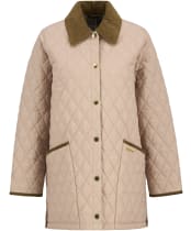 Women's Barbour Icons Modern Liddesdale Quilted Jacket - Gardenia / Dress / Beige