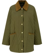 Women's Barbour Goldmire Quilted Jacket - Ivy Green / Ancient