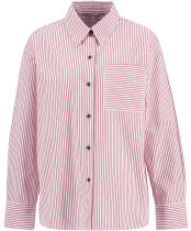 Women's Barbour Polly Striped Shirt - Poppy Red Stripe