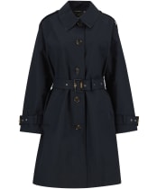 Women's Barbour Maia Showerproof Jacket - Dark Navy / Dress Navy Tartan