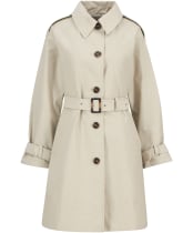 Women's Barbour Maia Showerproof Jacket - Mist / Dress Navy tartan