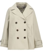 Women's Barbour Maisy Showerproof Jacket - Mist / Dress Navy Tartan
