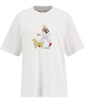 Women's Barbour Derwent T-Shirt - White
