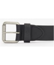 Men's Barbour Allanton Leather Belt - Matt Black