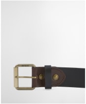 Men’s Barbour Contrast Leather Belt - Black / Brown