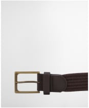 Men's Barbour Nevis Webbing Belt - Peppercorn