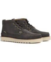 Men's Barbour Hadston Chukka Boots - Slate Grey Suede