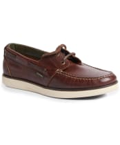 Men's Barbour Rothley Boat Shoe - Dark Brown