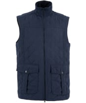 Men's Barbour Sander Quilted Gilet - Navy