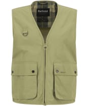 Men's Barbour Festival Gilet - Bleached Olive