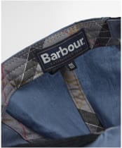 Men's Barbour Transport Cap - Washed Blue
