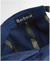 Men's Barbour Bayfield Cord Cap - Denim Blue