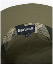Men's Barbour Tracker Showerproof Bucket Hat - Dusty Olive