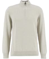 Men’s Barbour Cotton Half Zip Sweater - Neutral