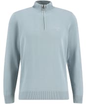 Men's Barbour Lingwood Compact Cotton Half Zip Sweater - Slate