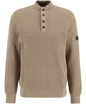 Men's Barbour International Herring Half Zip Jumper - Coriander