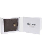 Men's Barbour Bamburgh Deboss Leather Wallet - Brown