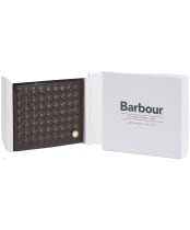 Men's Barbour Farne Woven Leather Wallet - Brown