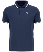 Men's Barbour Ferrybridge Lightweight Tailored Fit Polo Shirt - Navy