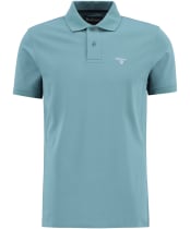 Men's Barbour Active Tailored Fit Polo Shirt - Light Teal