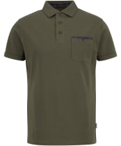 Men's Barbour Premium Corpatch Tailored Polo Shirt - Dark Olive