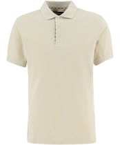 Men's Barbour Reston Tartan Trim Tailored Polo Shirt - Mist