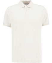 Men's Barbour Harwell Tailored Fit Polo Shirt - Whisper White