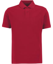 Men's Barbour Washed Tartan Tailored Fit Pique Polo Shirt - Washed Red