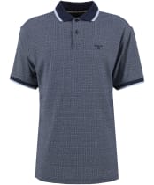 Men's Barbour Weston Textured Polo Shirt - Navy