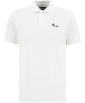 Men's Barbour Comebe Tailored Fit Polo Shirt - White