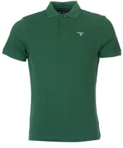 Men's Barbour Sports Polo 215G - Racing Green