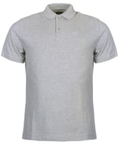 Men's Barbour Sports Polo 215G - Grey Marl