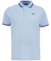 Men's Barbour Ferrybridge Lightweight Tailored Fit Polo Shirt - Ocean Sky
