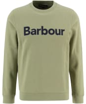 Men's Barbour Pique Applique Crew Sweatshirt - Laurel Green