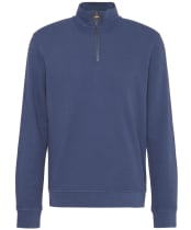 Men's Barbour Pique Interlock Half Zip Sweatshirt - Oceana