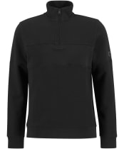 Men's Barbour International Kaspian Half Zip Sweatshirt - Black