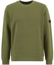 Men's Barbour International Kaspain Crew Sweatshirt - Burnt Olive