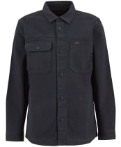 Men's Barbour Lingfield Canvas Overshirt - Navy