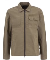 Men's Barbour Crail Wax Ripstop Overshirt - Concrete