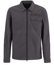 Men's Barbour Crail Wax Ripstop Overshirt - Asphalt