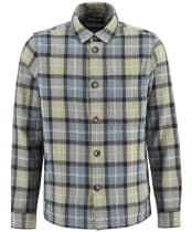 Men's Barbour Vennel Textured Tartan Overshirt - Highland Loch Tartan