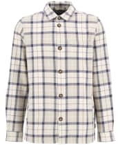Men's Barbour Vennel Textured Tartan Overshirt - Oban Mist Tartan