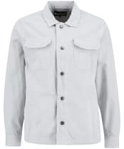 Men's Barbour Draftmen Cotton Slub Overshirt - Blue Haze