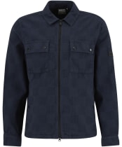 Men's Barbour International Blackstreak Summer Jacquard Overshirt - Navy