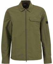 Men's Barbour International Warren Overshirt - Burnt Olive
