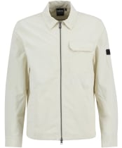 Men's Barbour International Warren Overshirt - Whisper White