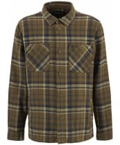Men's Barbour Trent Checked Overshirt - Olive