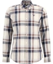 Men's Barbour Kidd Tailored Shirt - Whisper White